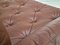 Danish Brown Leather Sofa, 1970s 16