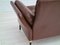 Danish Brown Leather Sofa, 1970s 10