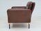 Danish Brown Leather Sofa, 1970s 5