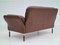 Danish Brown Leather Sofa, 1970s 8