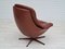 Swivel Armchair and Stool by H. W. Klein for Bramin, 1970s, Set of 2, Image 15