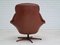 Swivel Armchair and Stool by H. W. Klein for Bramin, 1970s, Set of 2 19