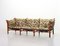 IIona 3-Sitzer Sofa aus Autumn Dessin Stoff & Holz von Arne Norell für Arne Norell AB, 1960er 1