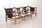 IIona 3-Sitzer Sofa aus Autumn Dessin Stoff & Holz von Arne Norell für Arne Norell AB, 1960er 9