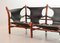 IIona 3-Sitzer Sofa aus Autumn Dessin Stoff & Holz von Arne Norell für Arne Norell AB, 1960er 15