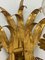 Sconce in Gilt Metal and Wheat Pattern, France, 1970s, Image 3