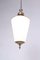 Mid Century Italian Opaline Pendant Lamp 3