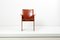 Sofá de dos plazas y silla de cuero coñac oscuro de Tito Agnoli para Matteo Grasse, Italy. Juego de 2, Imagen 20