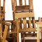 British Beech Church Chapel Dining Chairs, 1960s, Set of 24 1