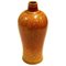 Goldbraune Vintage Keramikvase von Gunnar Nylund für Rörstrand, Schweden, 1950er 1