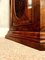 Antique Victorian Burr Walnut Carved Display Cabinet, Immagine 9