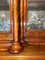 Antique Victorian Burr Walnut Carved Display Cabinet 18