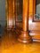 Antique Victorian Burr Walnut Carved Display Cabinet 16