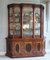 Antique Victorian Burr Walnut Carved Display Cabinet 3