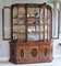 Antique Victorian Burr Walnut Carved Display Cabinet 4