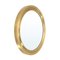 Narciso Mirror with Brass Frame by Sergio Mazza for Artemide, 1960s 2