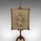 Antique Walnut Adjustable Fire Screen, Image 8