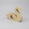 Travertine Swan Sculpture by Enzo Mari for F.lli Mannelli, Italy, 1970s, Image 1