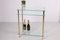 Hollywood Regency Side table with Gold-Colored Legs 5