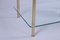 Hollywood Regency Side table with Gold-Colored Legs 9