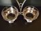 Antique Pewter & Crystal Glass Double Bowls from Bingit Zinn 4
