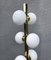Brass and Opaline Glass Floor Lamp, 1970s, Image 2