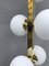Brass and Opaline Glass Floor Lamp, 1970s, Image 3