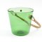 Mid-Century Italian Green Glass Ice Bucket from Empoli, 1950s 4