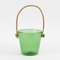 Mid-Century Italian Green Glass Ice Bucket from Empoli, 1950s 1