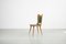 Italian Wooden Dining Chairs with Green Upholstery, 1950, Set of 6 7