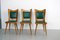 Italian Wooden Dining Chairs with Green Upholstery, 1950, Set of 6, Image 16