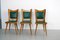 Italienische Esszimmerstühle aus Holz mit grünem Bezug, 1950, 6er Set 16