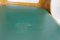 Italian Wooden Dining Chairs with Green Upholstery, 1950, Set of 6 15