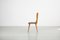 Italian Wooden Dining Chairs with Green Upholstery, 1950, Set of 6 5