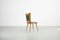 Italian Wooden Dining Chairs with Green Upholstery, 1950, Set of 6 6