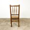Small Antique Oak Chair with Rush Seat 3