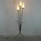 French Floor Lamp with Opaline Shades, 1950s 2