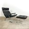Vintage Leather Lounge Chair with Ottoman by Rienhold Adolf for Cor, Image 1