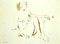 Leone Guida, Nude, Inchiostro originale e Disegno a tempera, anni '70, Immagine 1