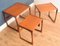 Tables Gigognes Quadrille en Teck de G-Plan, 1960s, Set de 3 5