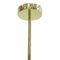 Lampade a sospensione Mid-Century in stile moderno in legno laccato bianco e bronzo, Immagine 5