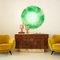 Italian Green Polycarbonate Circular Wall Lamp by Jacopo Foggini 8