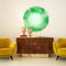 Italian Green Polycarbonate Circular Wall Lamp by Jacopo Foggini, Image 8