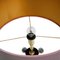 Lampes de Bureau Mid-Century Modernes Grises en Verre Murano et Laiton, Italie, Set de 2 6