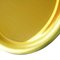 French Modern Sculptural Concave Yellow Glass Mirror 6