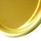 French Modern Sculptural Concave Yellow Glass Mirror, Image 6