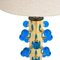 Mid-Century Modern Style Italian Brass and Murano Glass Table Lamps, Set of 2 3