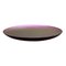 French Modern Sculptural Concave Pink Glass Mirror 3