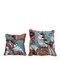 Coussins Modernes à Motifs Carrés en Lin, Espagne, Set de 2 2