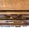 Italian Brutalist Brass and Oak Wood Sideboard from LA Studio, Image 6